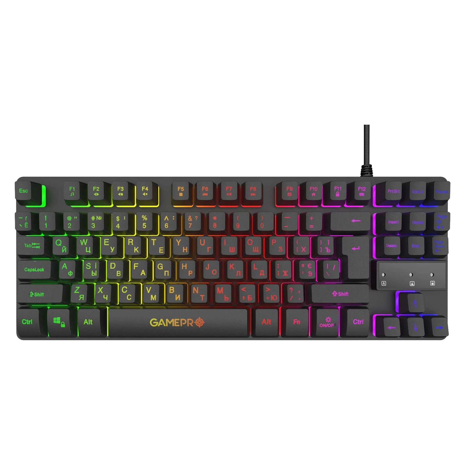 Клавіатура GamePro GK537 Nitro USB Black (GK537) (UA)