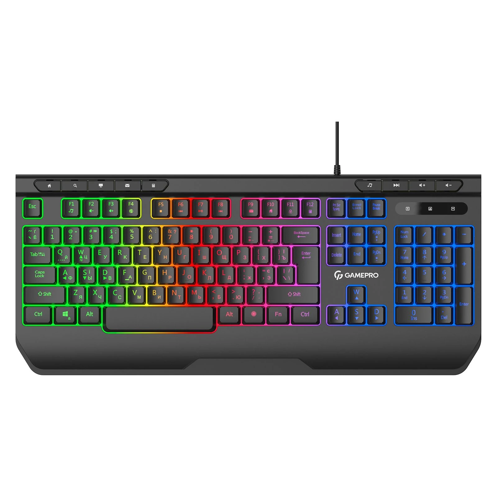 Клавиатура GamePro GK550 USB Black (GK550) (UA)