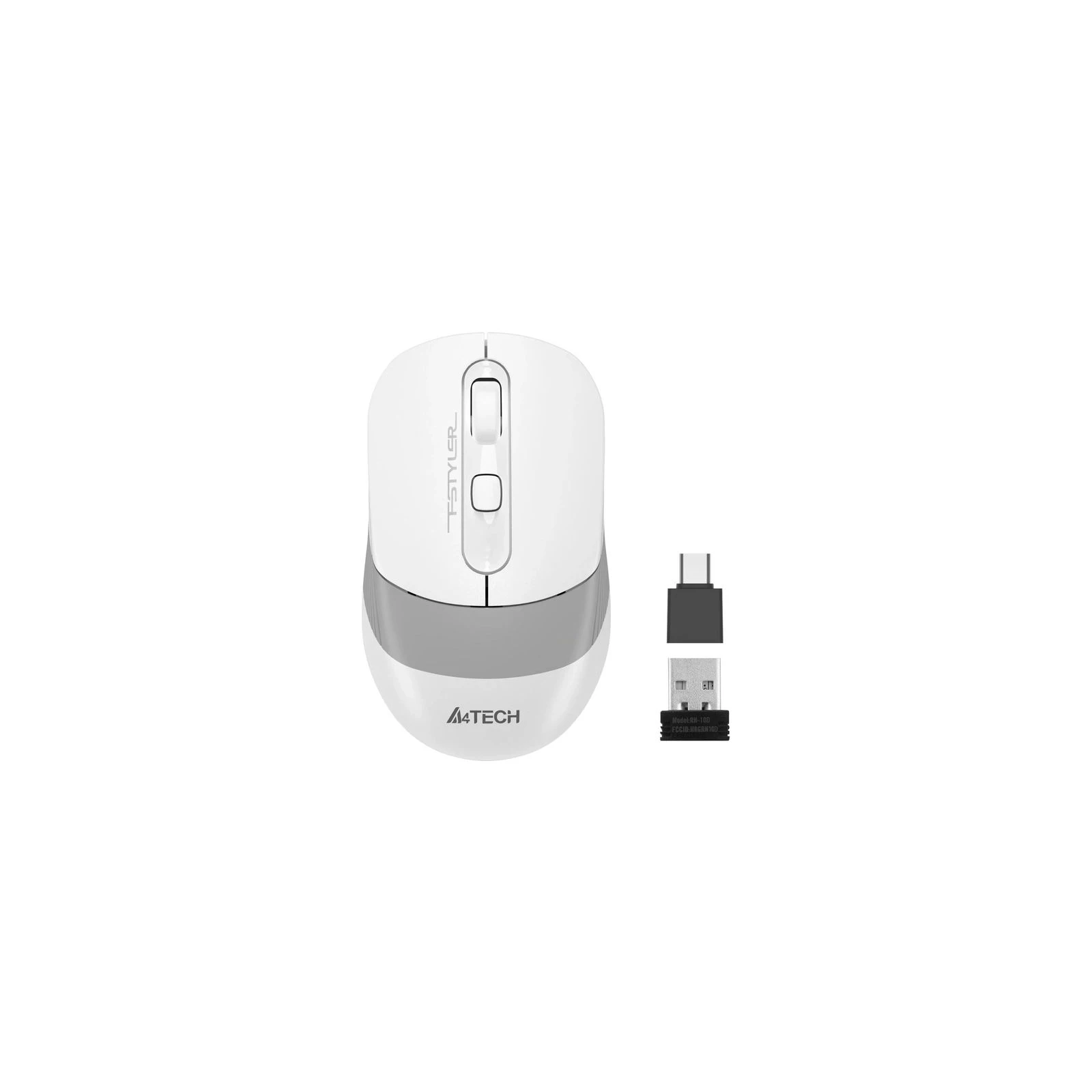 Миша A4Tech FG10CS Air Wireless Grayish White (4711421992091) (UA)