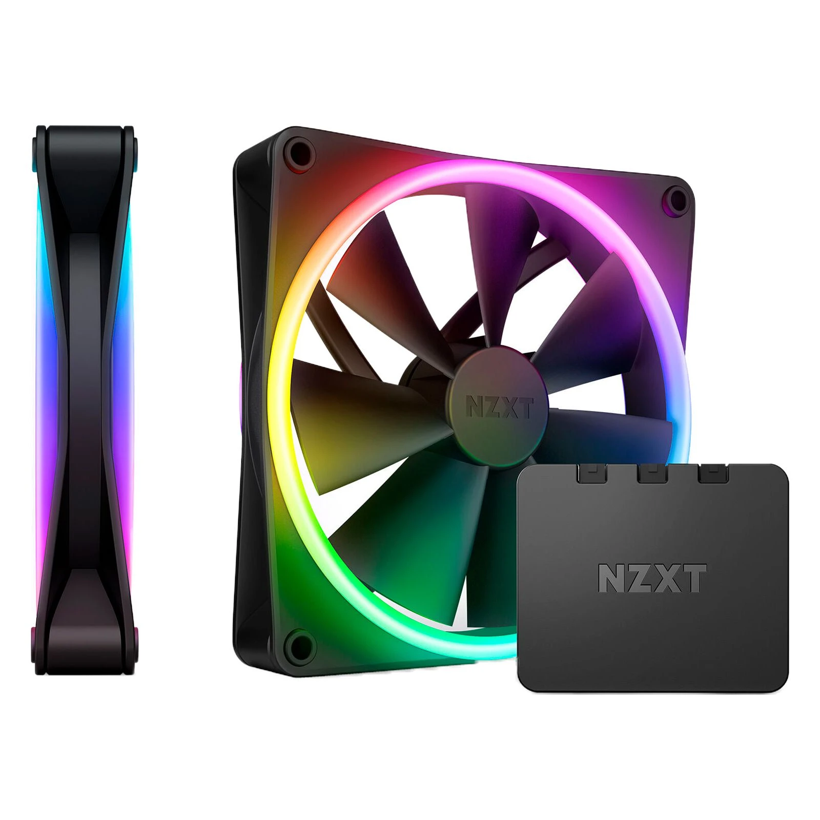 Кулер для корпусу NZXT F140RGB Duo (RF-D14DF-B1) (UA)