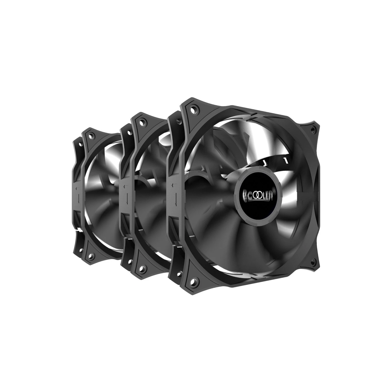 Кулер для корпусу PcСooler DN 120 BK 3in1 (UA)