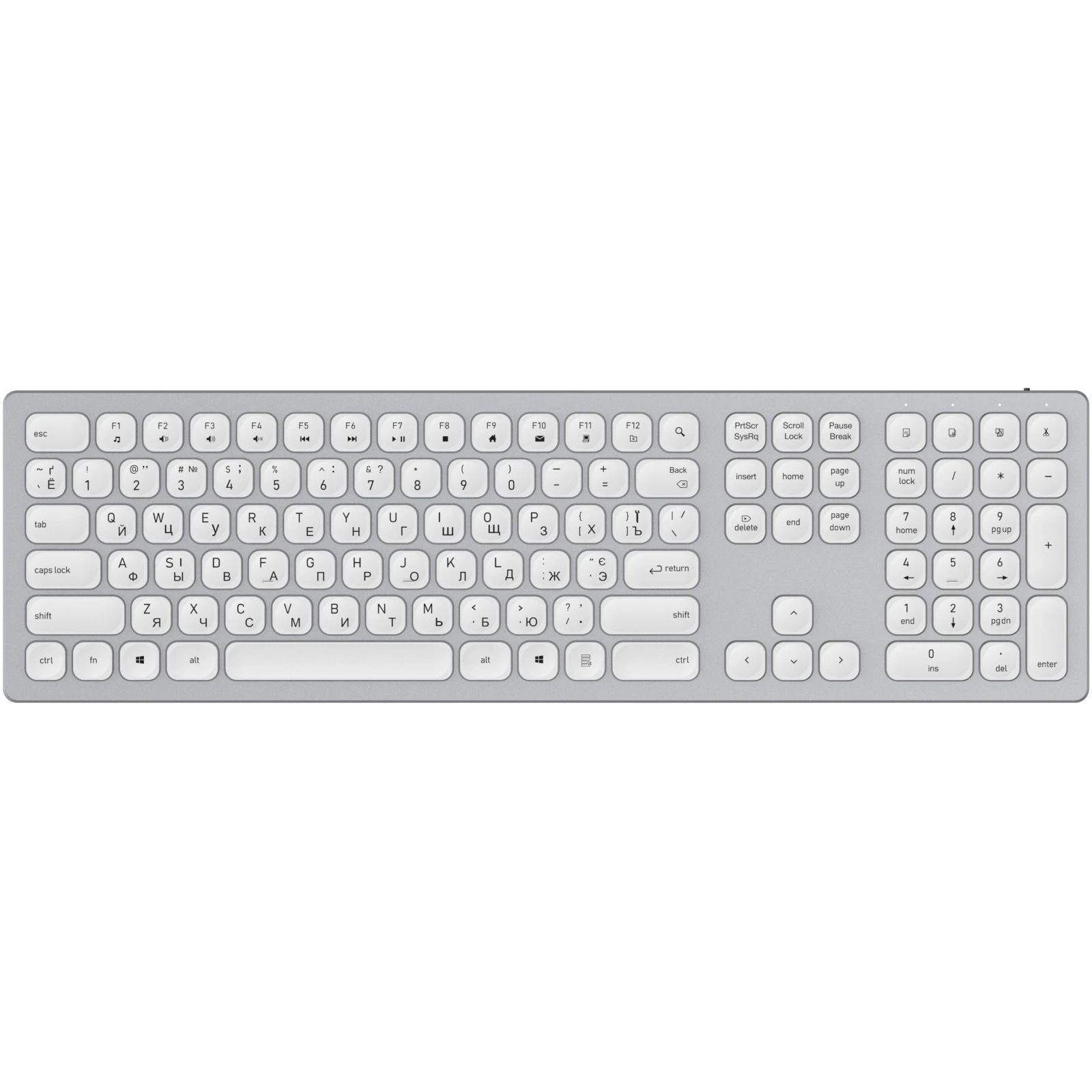 Клавіатура OfficePro SK1550 Wireless White (SK1550W) (UA)