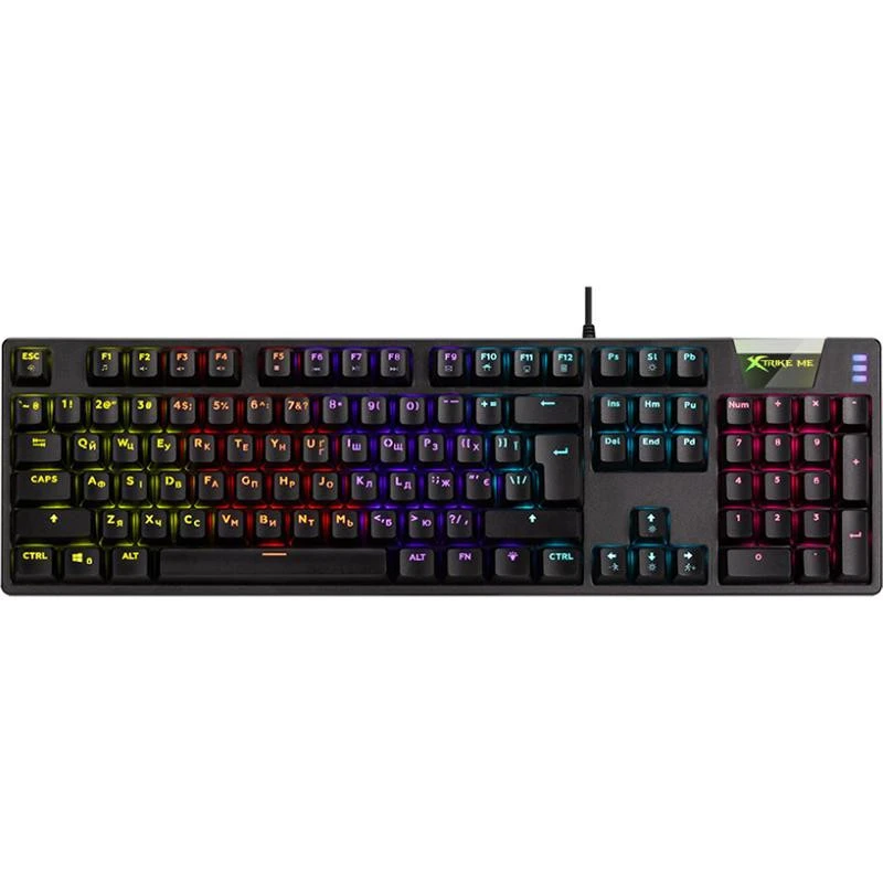 Клавіатура XTRIKE ME GK-981 ENG/UKR USB Black (GK-981UA) (UA)
