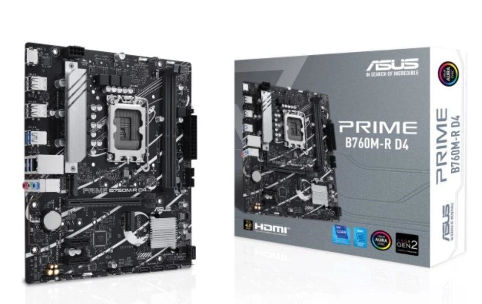 Материнська плата Asus Prime B760M-R D4 Socket 1700 (90MB1HA0-M0EAY0) (UA)