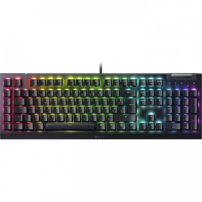 Клавіатура Razer BlackWidow V4 X Yellow Switch RU Black (RZ03-04702500-R3R1) (UA)