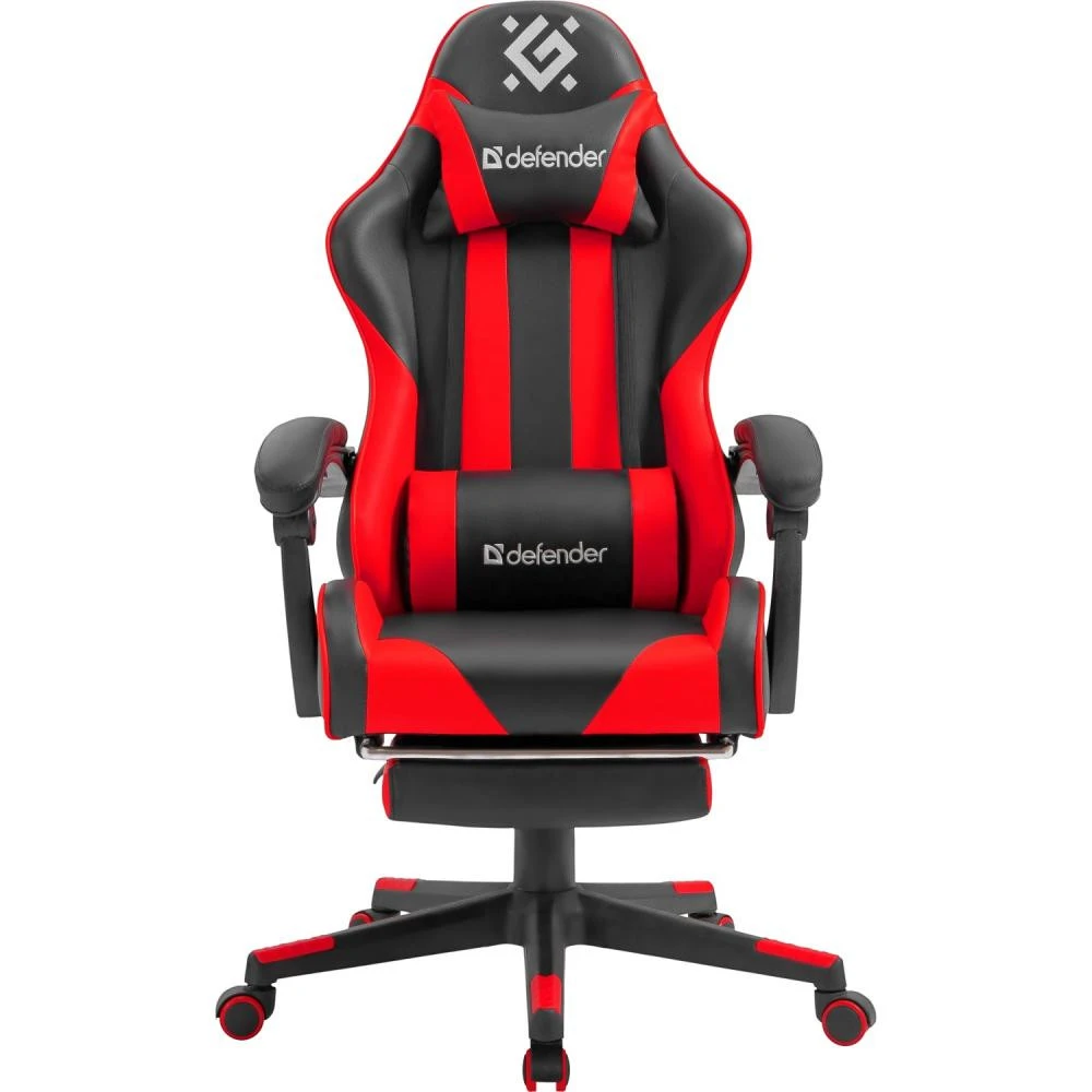 Ігрове крісло Defender Rock black/red (64346) (UA)