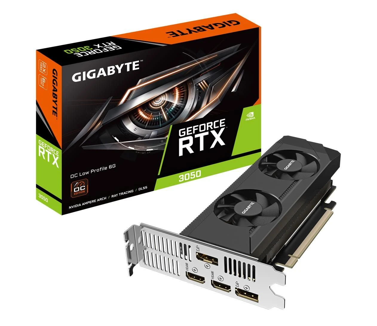 Відеокарта Gigabyte GeForce RTX 3050 OC 6GB GDDR6 (GV-N3050OC-6GL) EU