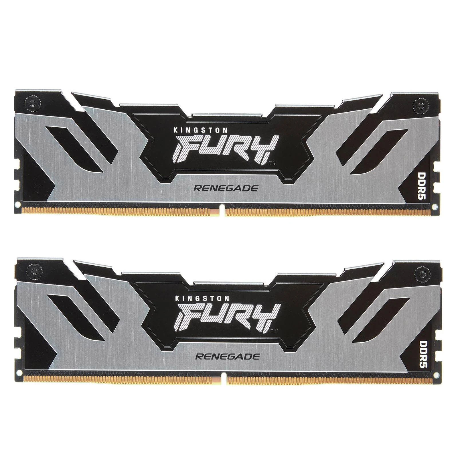 Оперативная память DDR5 32GB (2x16GB) 7200 MHz Renegade Black/Silver Kingston Fury (ex.HyperX) (KF572C38RSK2-32) (UA)