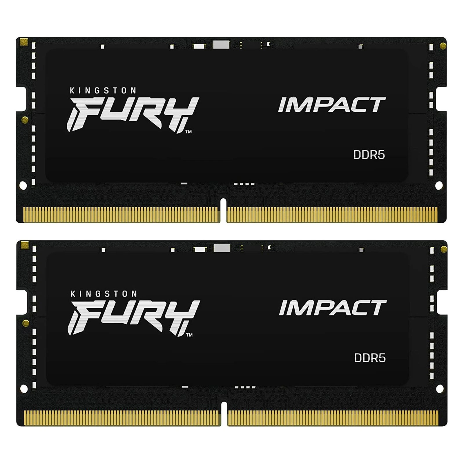 Оперативна пам'ять SoDIMM DDR5 32GB (2x16GB) 6400 MHz Impact Kingston Fury (ex. HyperX) (KF564S38IBK2-32) (UA)