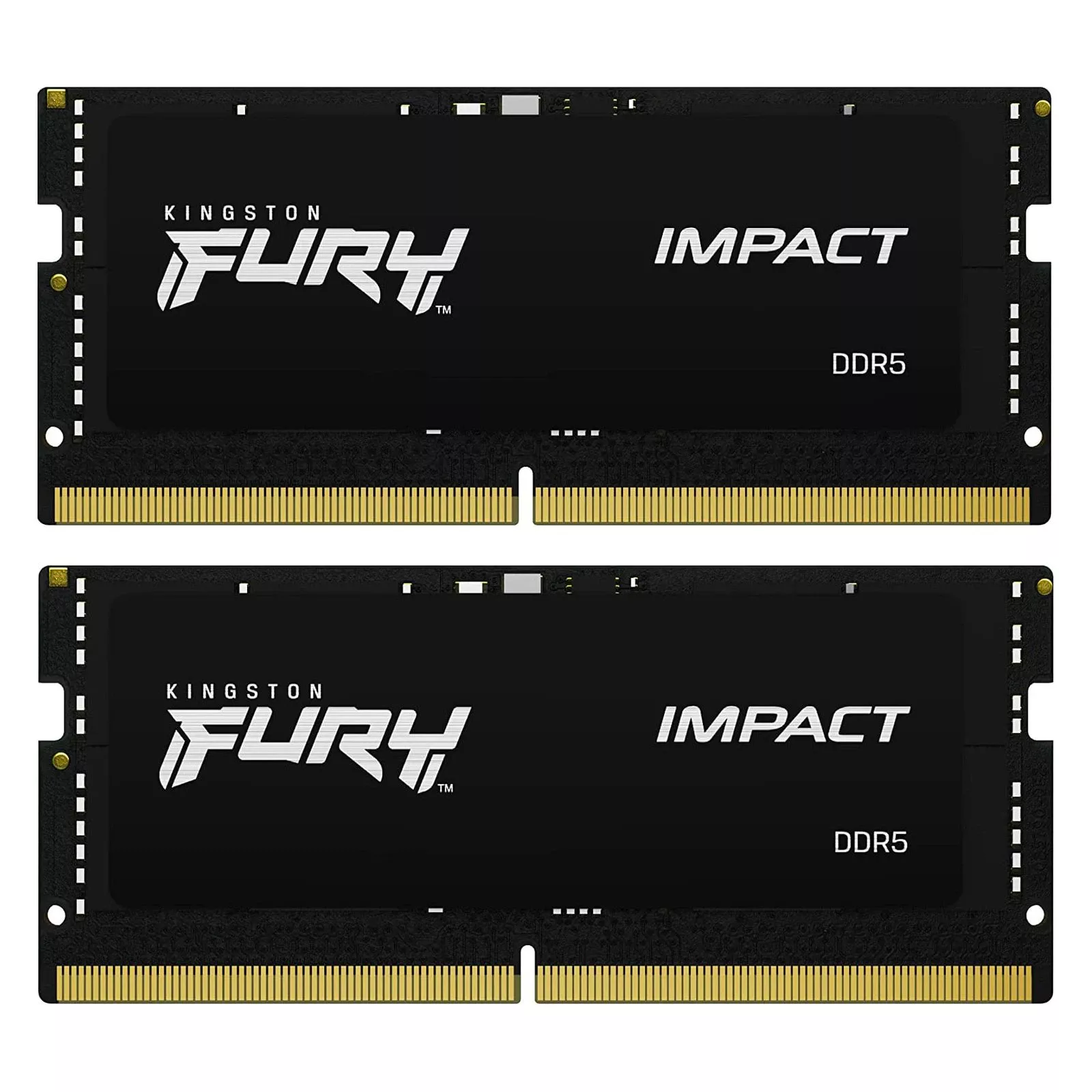 Оперативна пам'ять SoDIMM DDR5 32GB (2x16GB) 6400 MHz Impact Kingston Fury (ex. HyperX) (KF564S38IBK2-32) (UA)