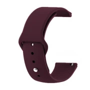 Силиконовый ремешок BeCover для Xiaomi iMi KW66/Mi Watch Color/Haylou LS01/Watch S1 Active Purple-Wine (706358)