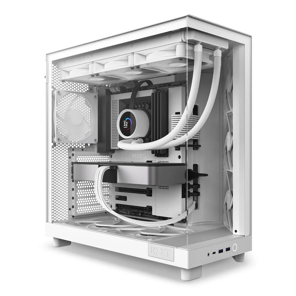 Корпус NZXT H6 Flow White (CC-H61FW-01) (UA)