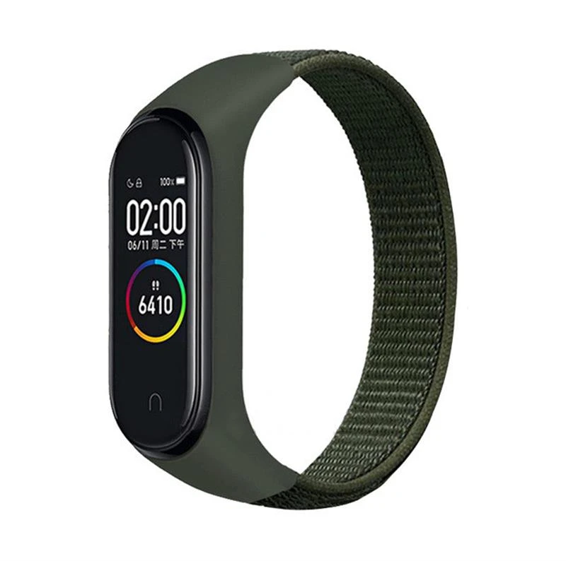 Ремешок BeCover Nylon Style для Xiaomi Mi Smart Band 7 Khaki (707661) (UA)