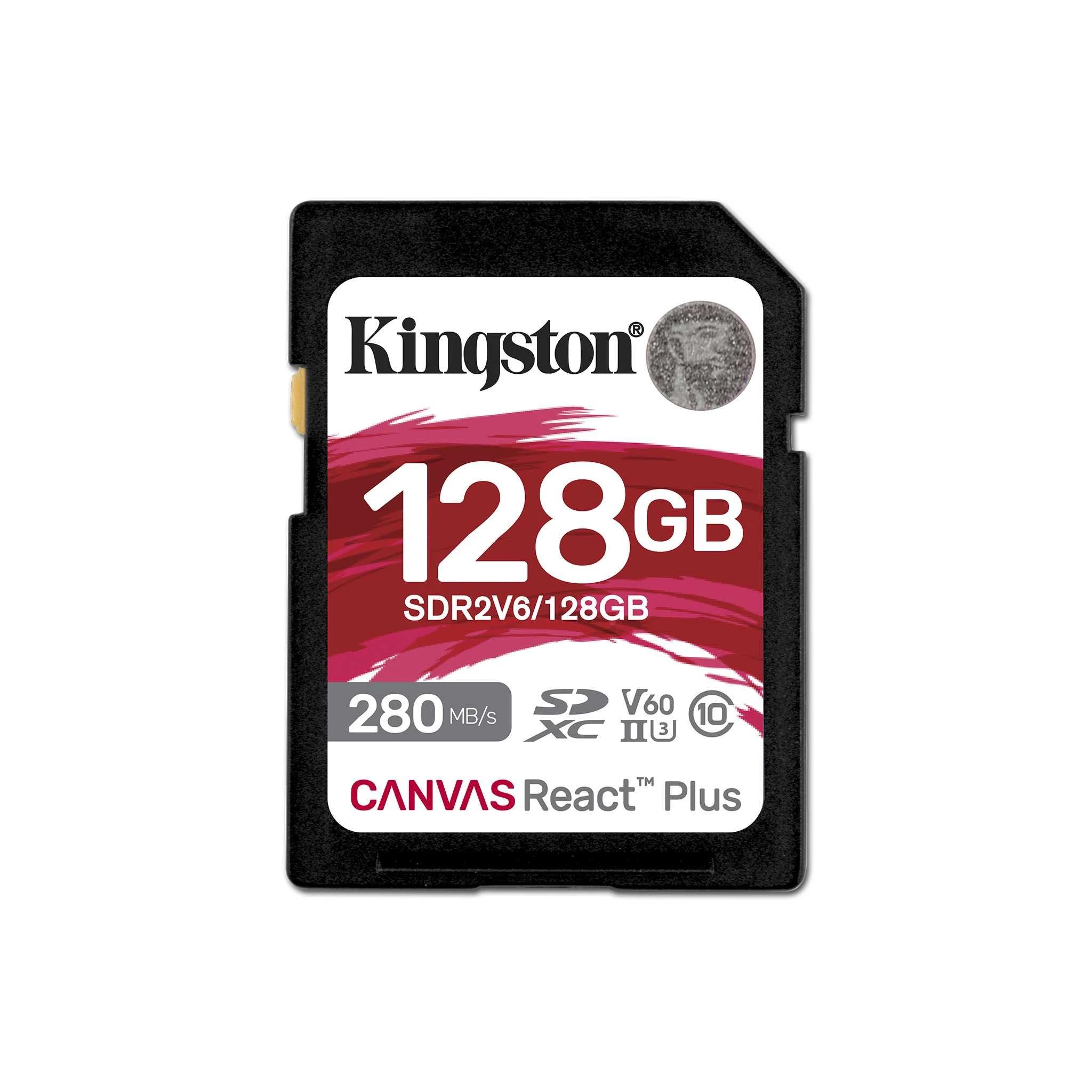 Карта пам'яті Kingston 128GB C10 UHS-II U3 ​​R280/W100MB/s (SDR2V6/128GB) (UA)