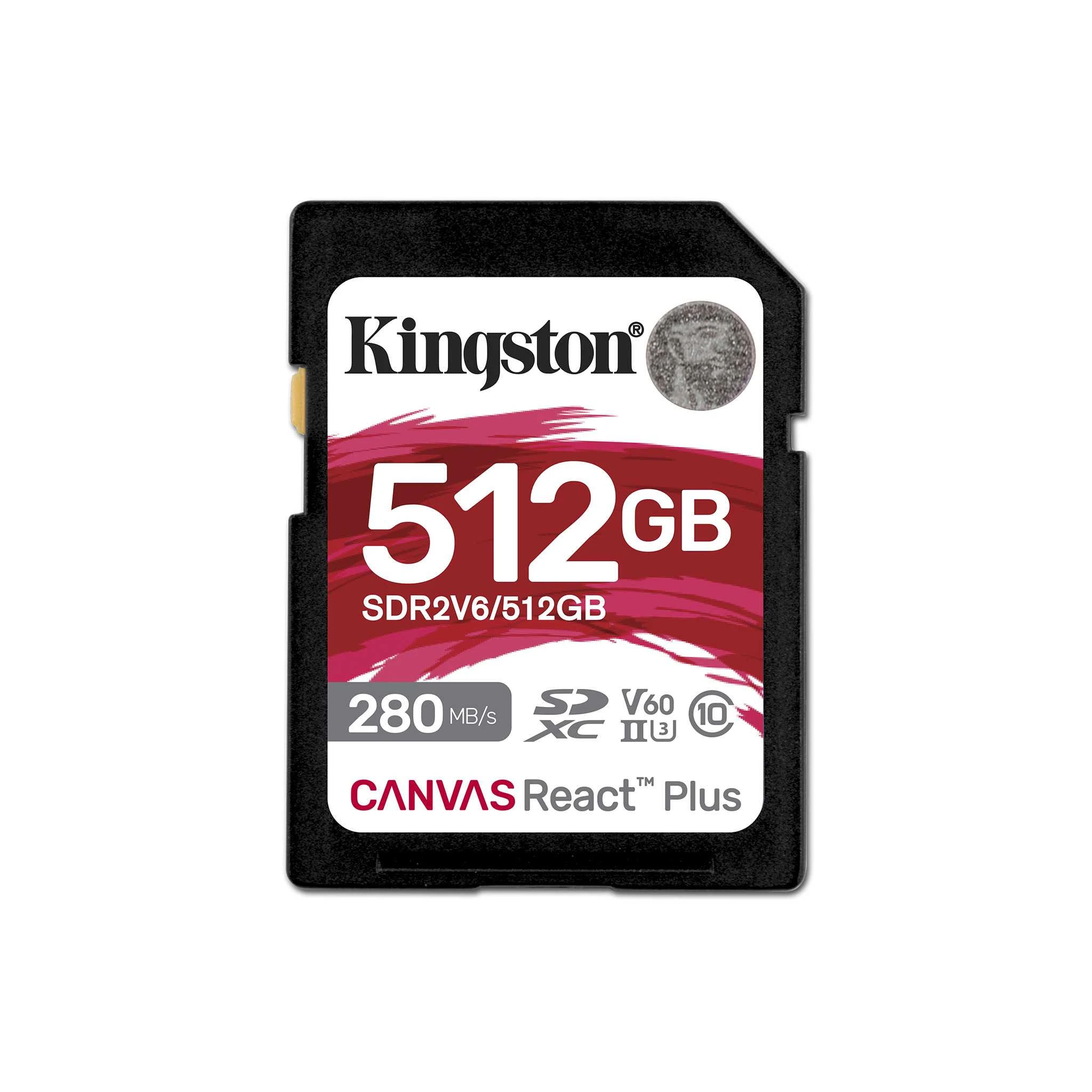 Карта памяти Kingston 512GB C10 UHS-II U3 R280/W150MB/s (SDR2V6/512GB) (UA)