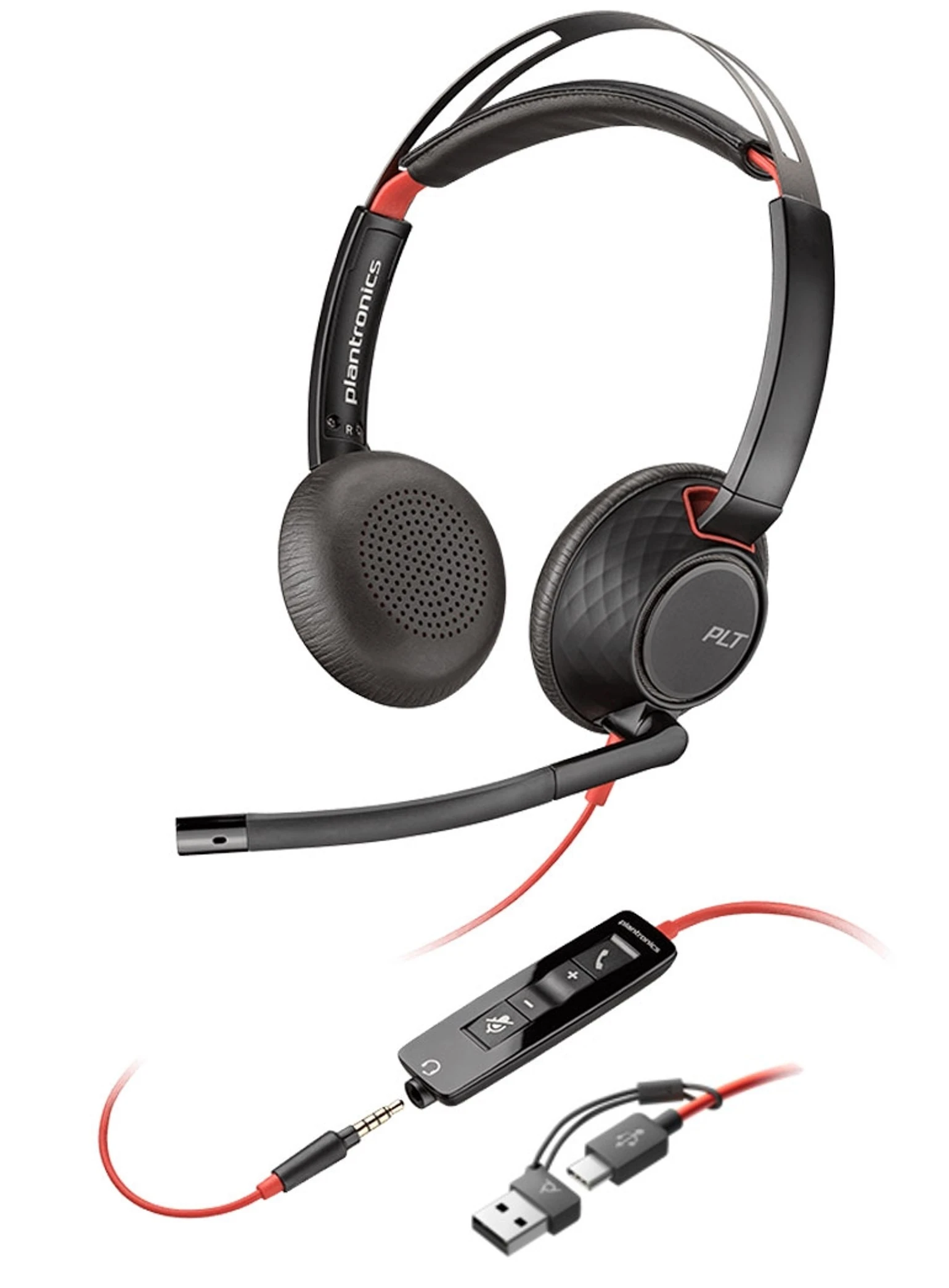 Poly Blackwire 5220, USB-A, USB-C, 3.5 мм (8X231AA) (UA)