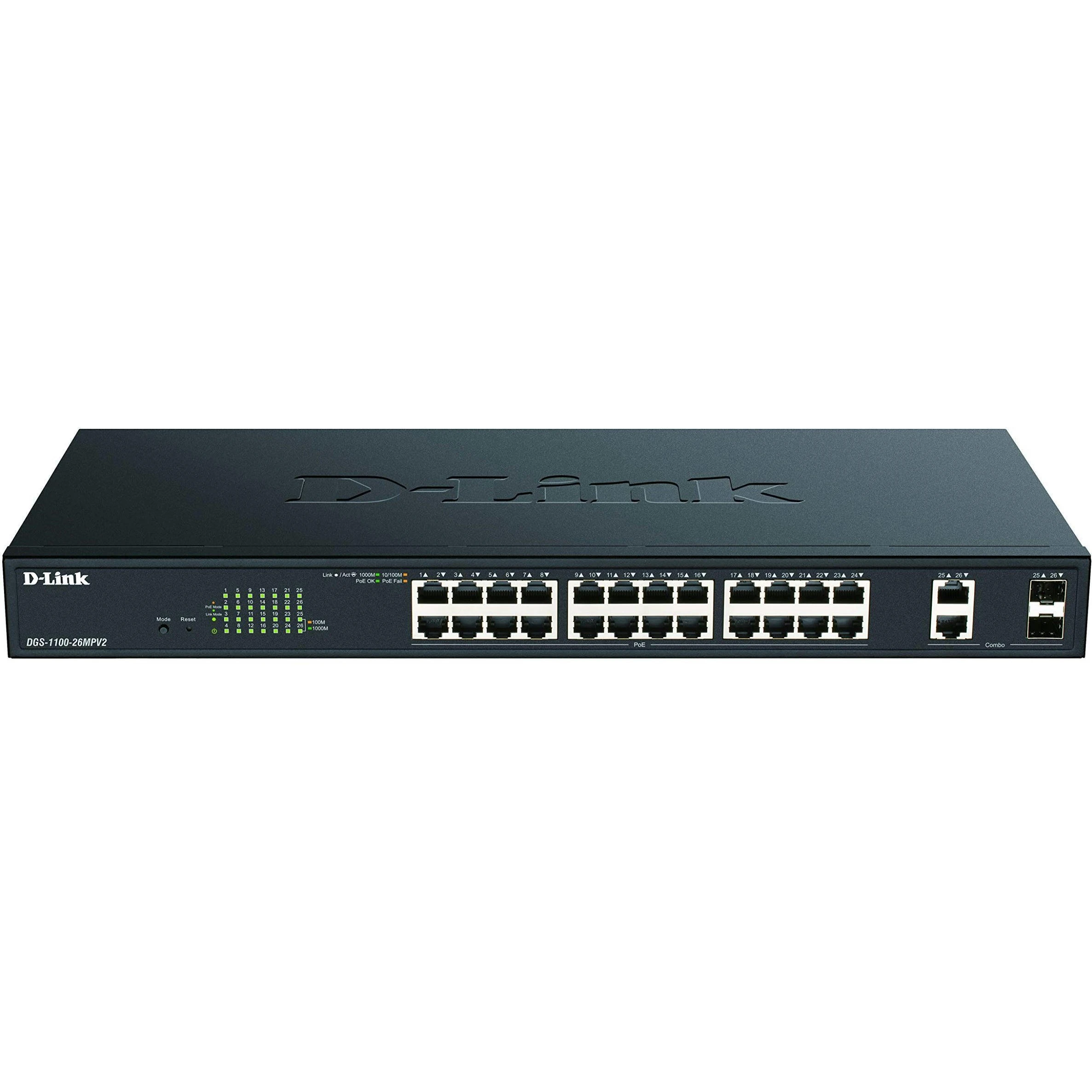 D-Link DGS-1100-26MPV2 24xGE PoE (UA)