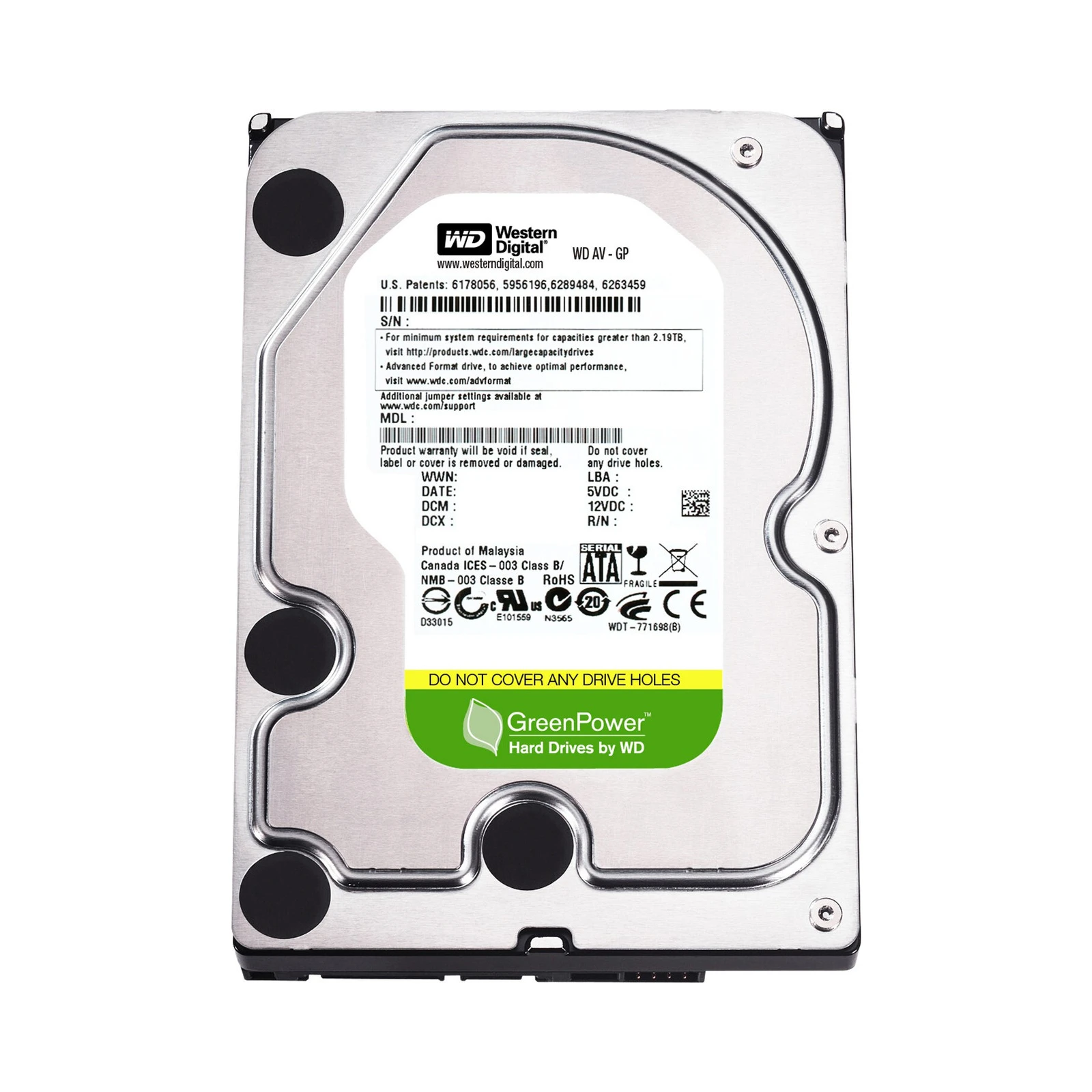 Жесткий диск 3.5 1TB WD (WD10EURX) (UA)