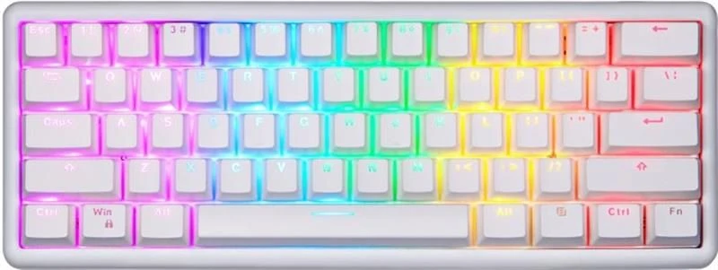 Клавіатура Motospeed SK66 Gateron Red Hot Swap White (mtsk66wmr)