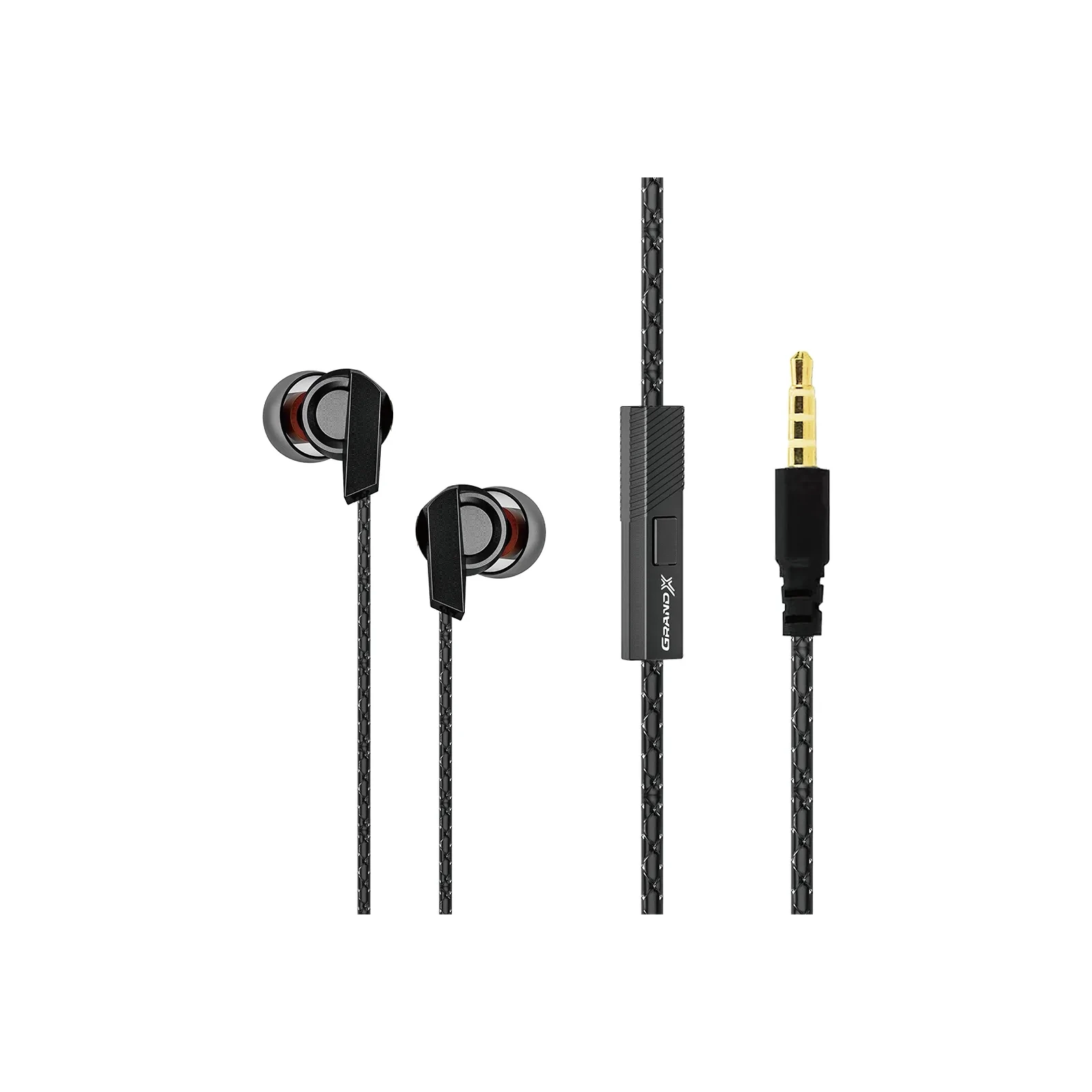 Навушники Grand-X EP-66B Black (EP-66B) (UA)