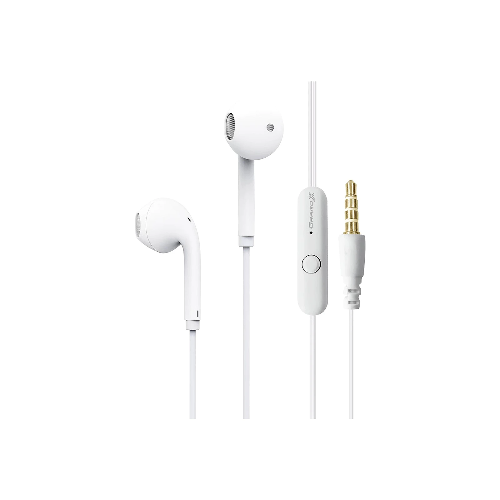 Навушники Grand-X EP-63W White (EP-63W) (UA)