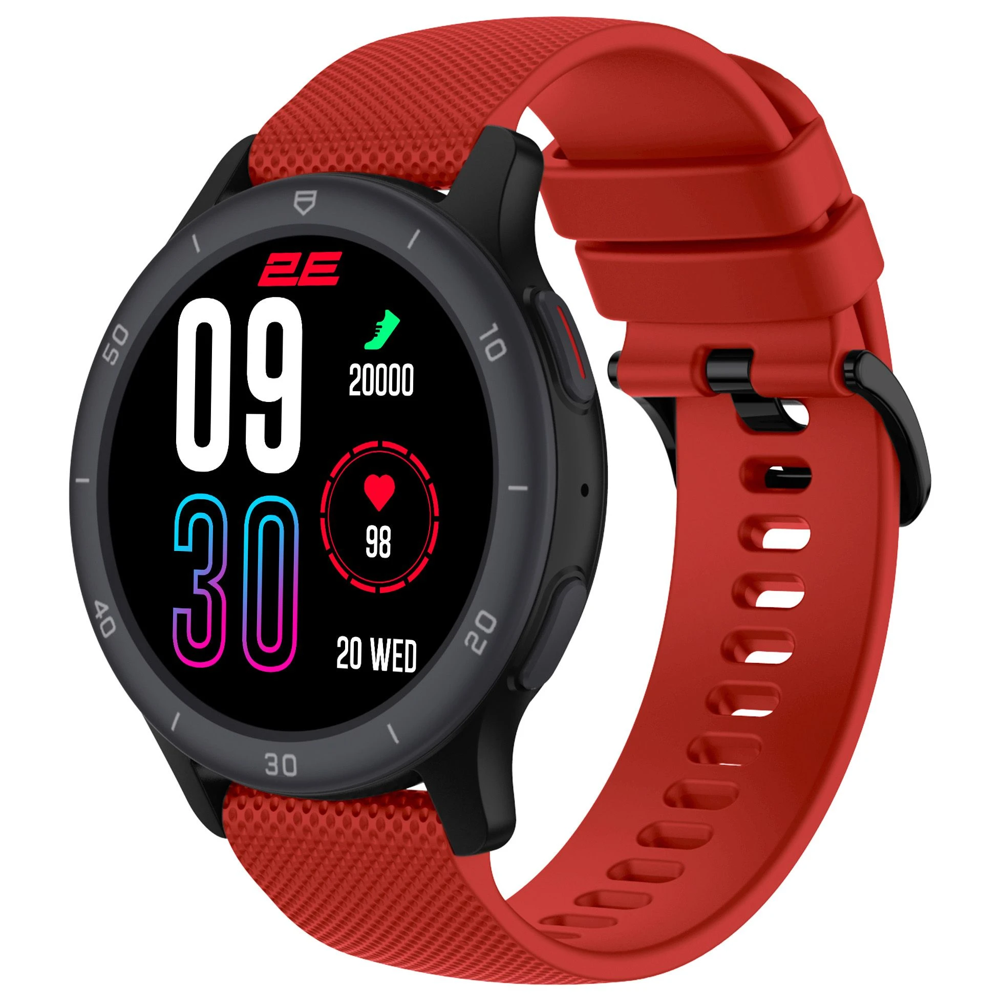 2E Motion GT2 47mm Black-Red (2E-CWW21BKRD) (UA)