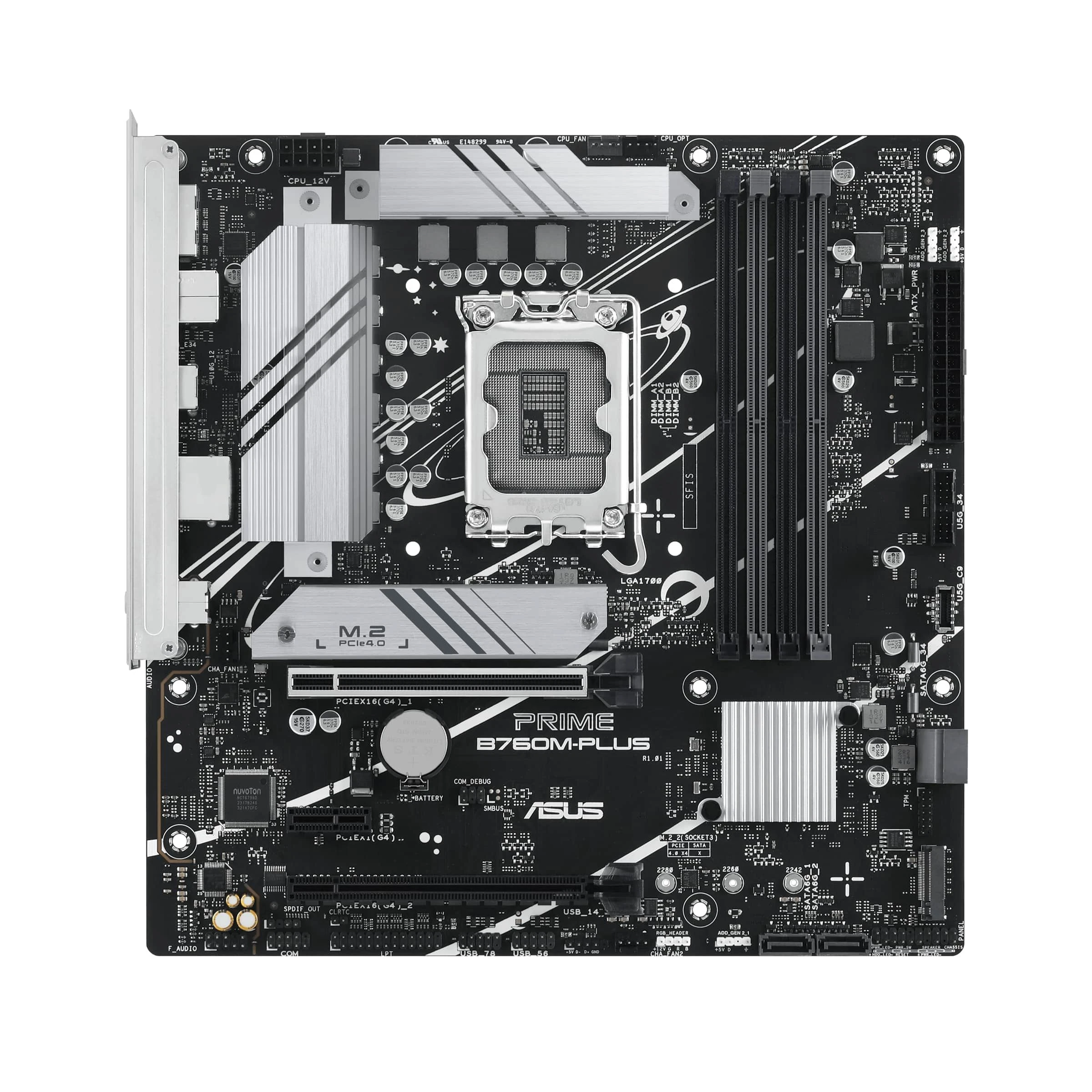 Материнська плата ASUS PRIME B760M-PLUS s1700 (90MB1GY0-M0EAY0) (UA)
