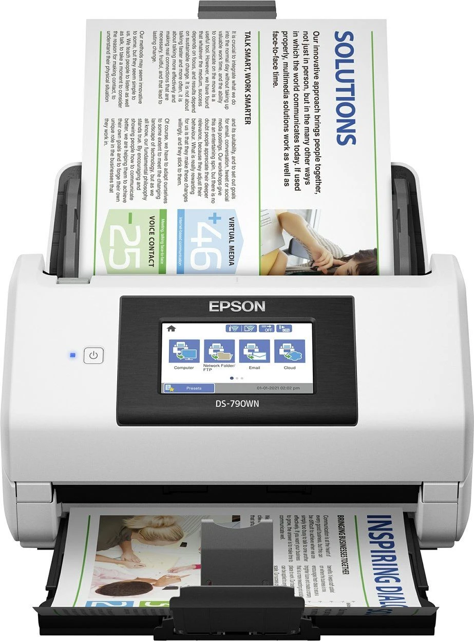 Сканер Epson A4 WorkForce DS-790WN з WI-FI (B11B265401) (UA)