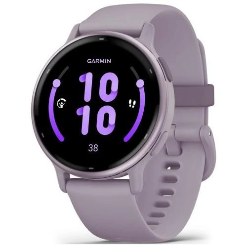 Garmin vivoactive 5 Metallic Orchid Aluminum Bezel with Orchid Case and Silicone (010-02862-13)