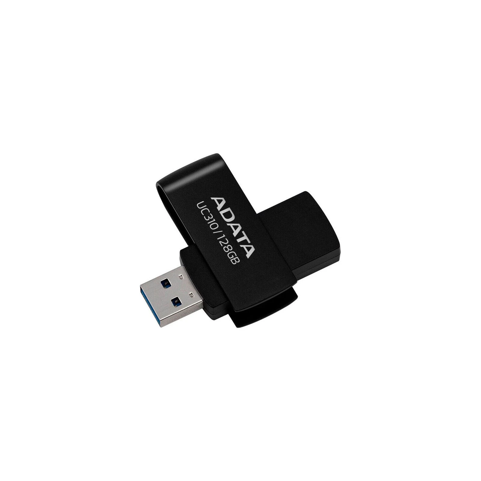Флеш память ADATA 128GB UC310 USB 3.2 Black (UC310-128G-RBK) (UA)
