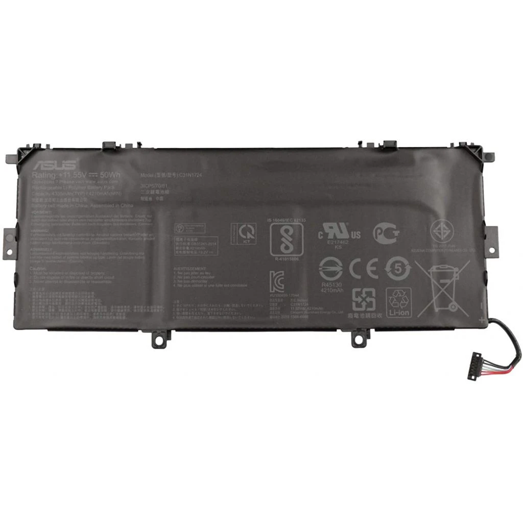 Акумулятор для ноутбука ASUS ZenBook UX331UA C31N1724, 4210mAh (50Wh), 3cell, 11.55V (A47587) (UA)