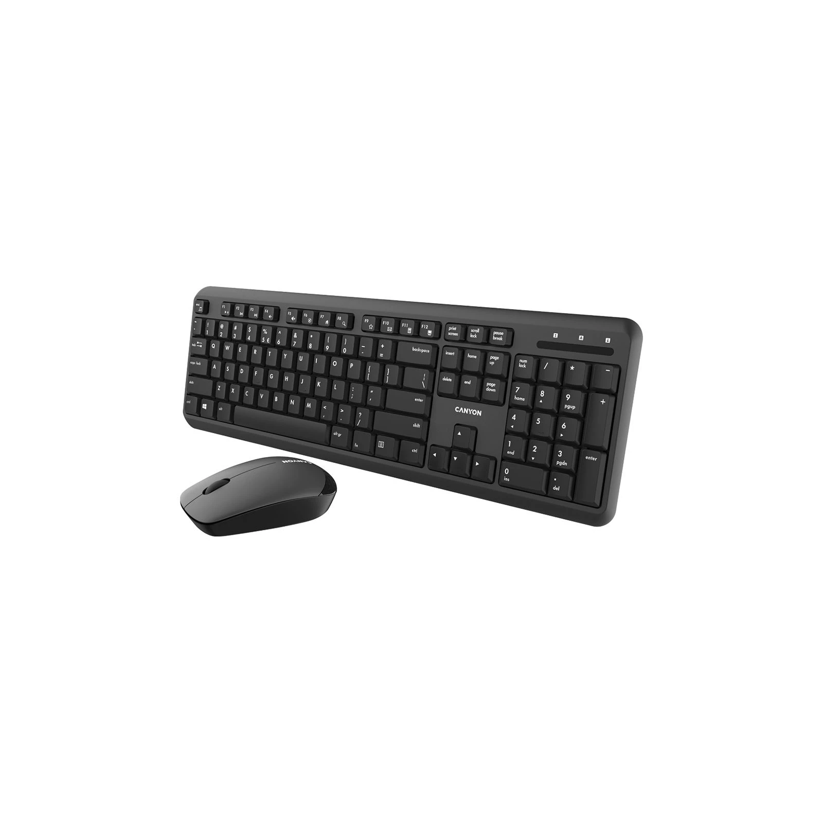 Комплект Canyon SET-W20 Velvet Wireless Silent UA Black (CNS-HSETW02) (UA)