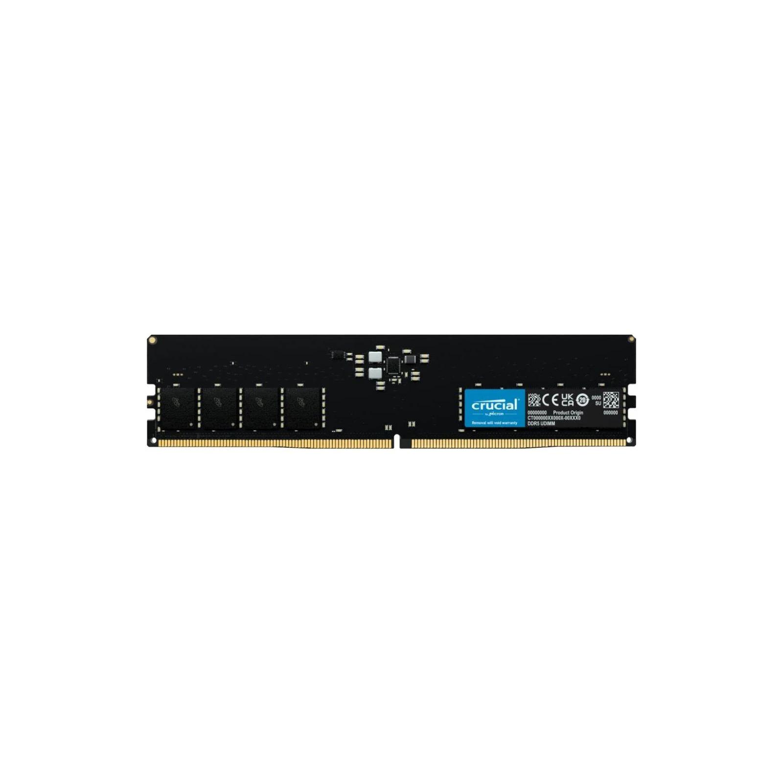 Оперативна пам'ять DDR5 32GB (2x16GB) 5600 MHz Micron (CT32G56C46U5) (UA)