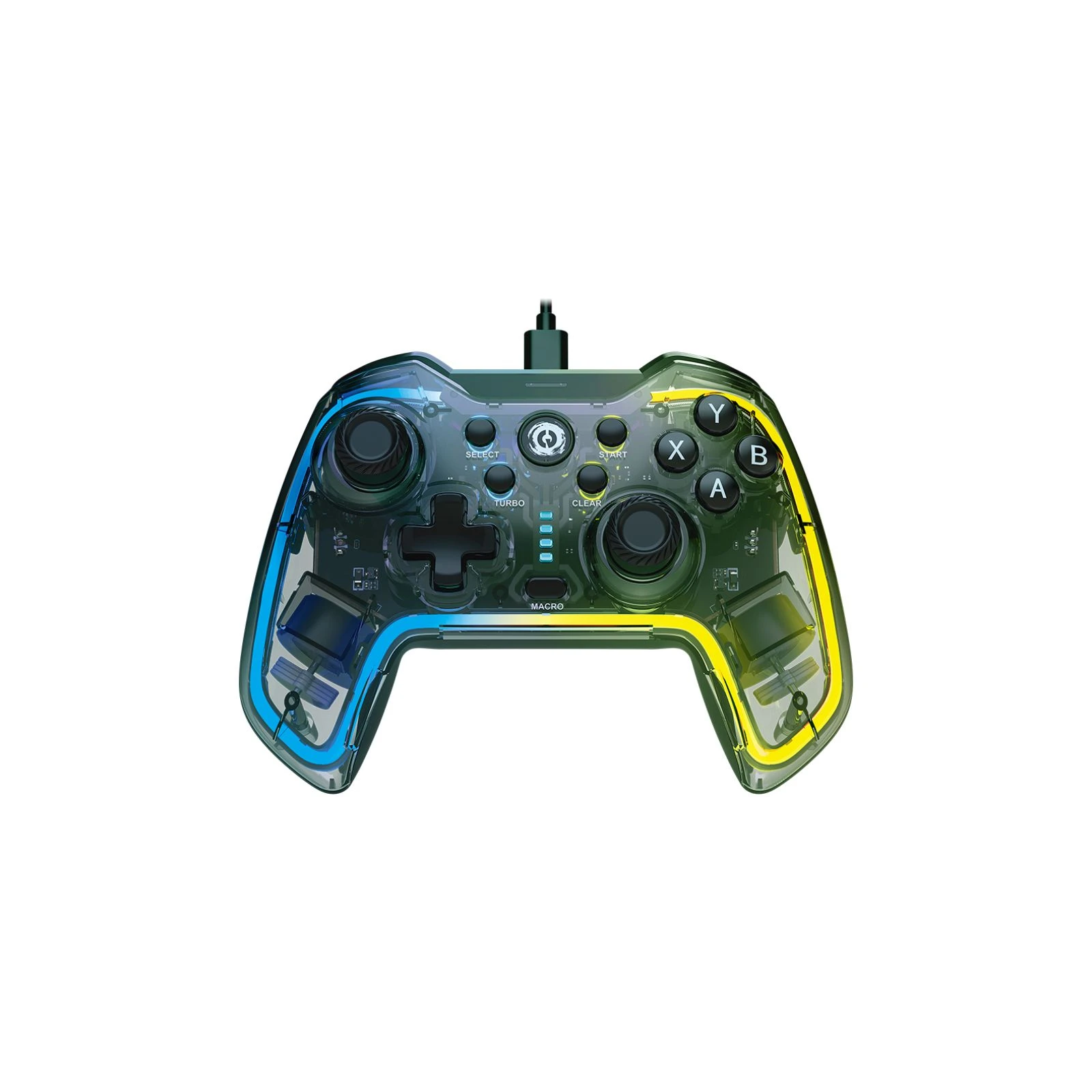 Геймпад Canyon Brighter GP-02 Wired RGB 4in1 PS3/Android BOX-TV/Nintendo Crystal (CND-GP02) (UA)