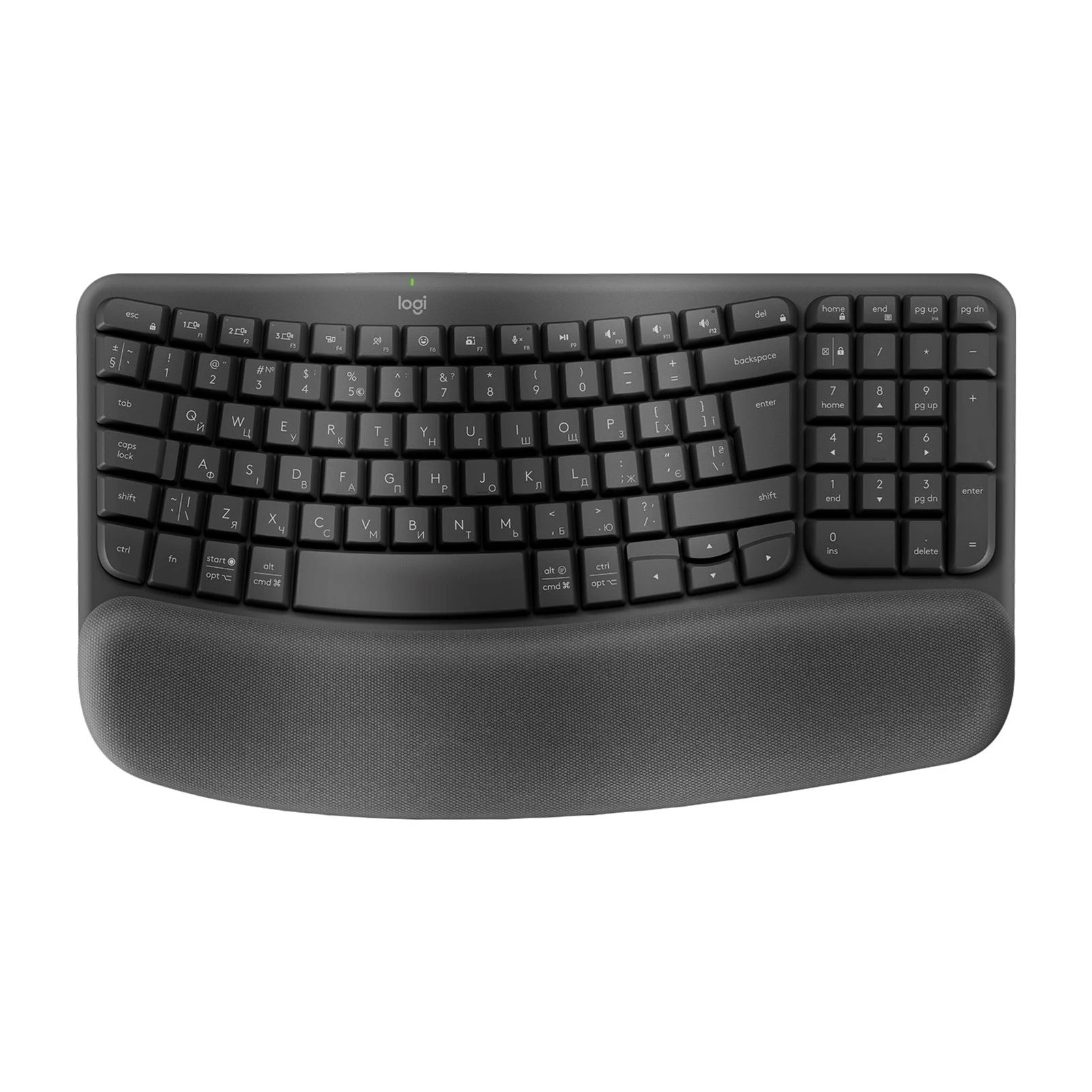 Клавіатура Logitech Wave Keys Bluetooth/Wireless Black (920-012304) (UA)