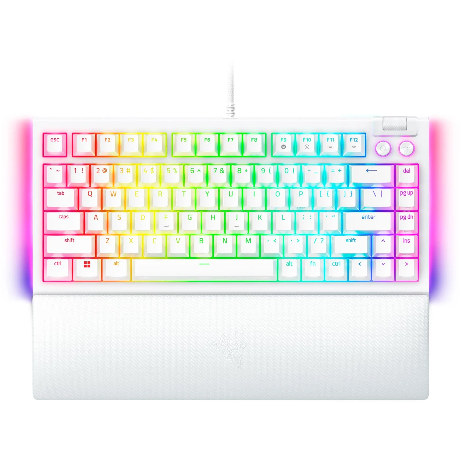 Клавіатура Razer BlackWidow V4 75 USB UA White (RZ03-05001700-R3M1) (UA)