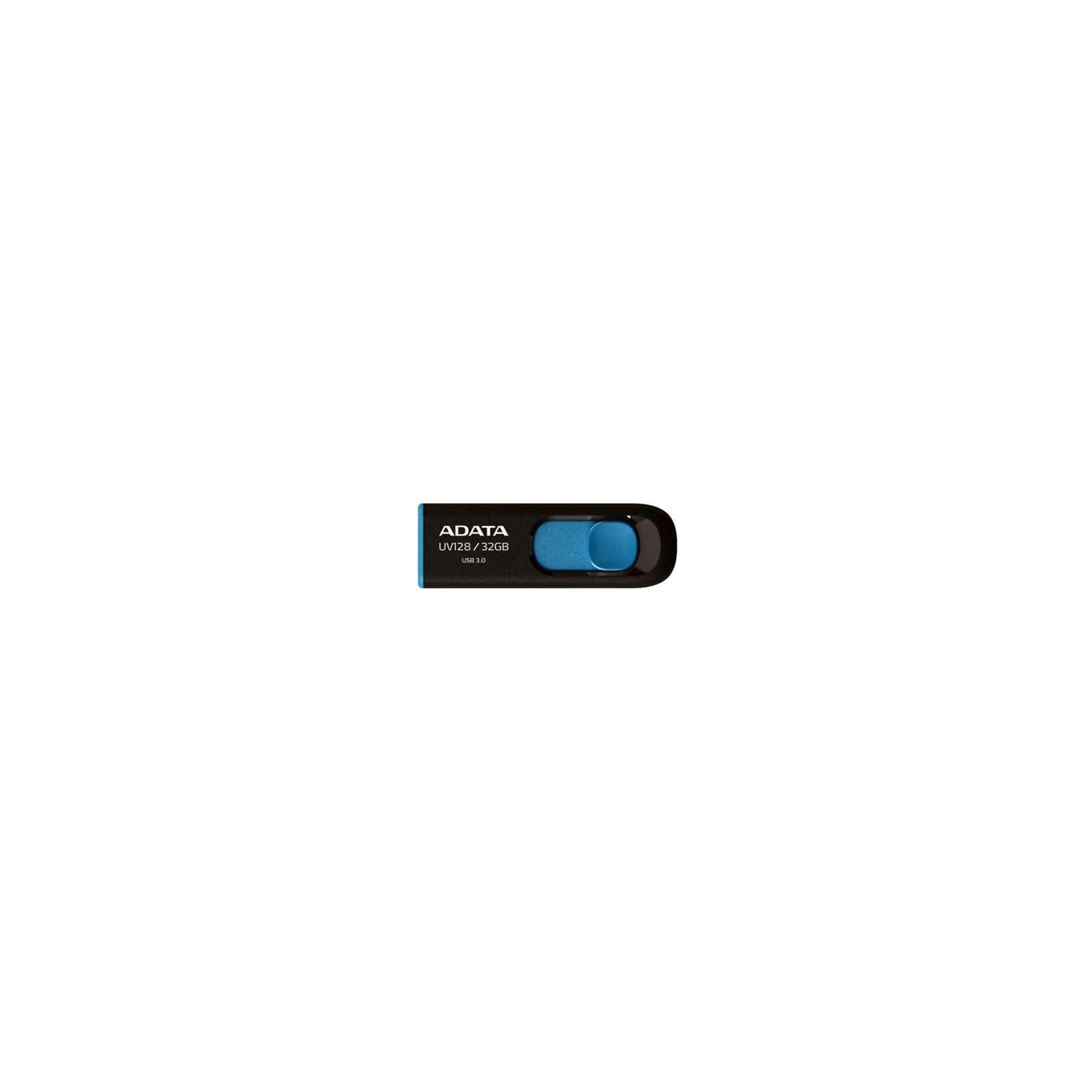 Флеш память ADATA 32Gb UV128 black-blue USB 3.0 (AUV128-32G-RBE) (UA)