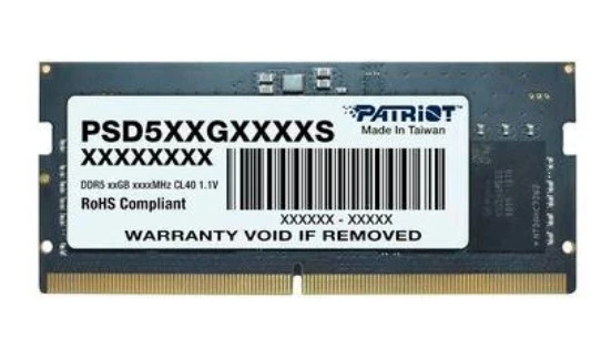 Оперативна пам'ять SO-DIMM 8GB/4800 DDR5 Patriot Signature Line (PSD58G480041S) (UA)