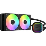 Водяное охлаждение GAMDIAS Aura GL240 V2 ARGB Black (4712960139336) (UA)
