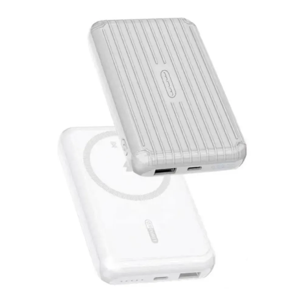 Мобильная батарея Power Bank Wuw 10000mAh Magnetick 20w Y104 White Silver