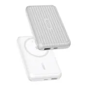 Power Bank Wuw 10000mAh Magnetick 20w Y104 White Silver