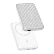 Power Bank Wuw 10000mAh Magnetick 20w Y104 White Silver