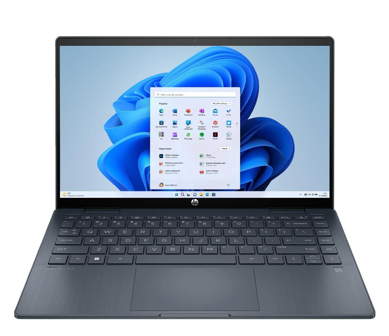 Ноутбук HP Pavilion 14 x360 i5-1335U/16GB/512/Win11 Blue (14-ek1004nw (A01E5EA))