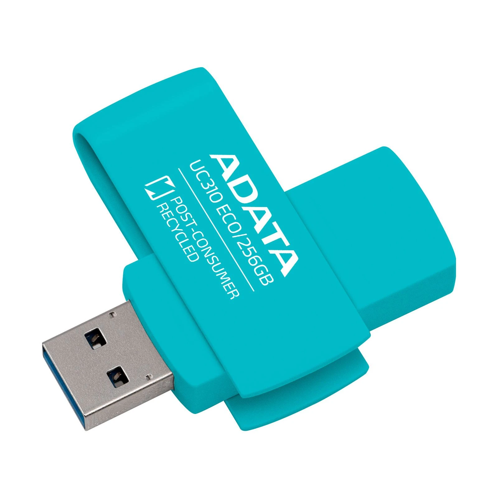 Флеш память ADATA 256GB UC310 Eco Green USB 3.2 (UC310E-256G-RGN) (UA)