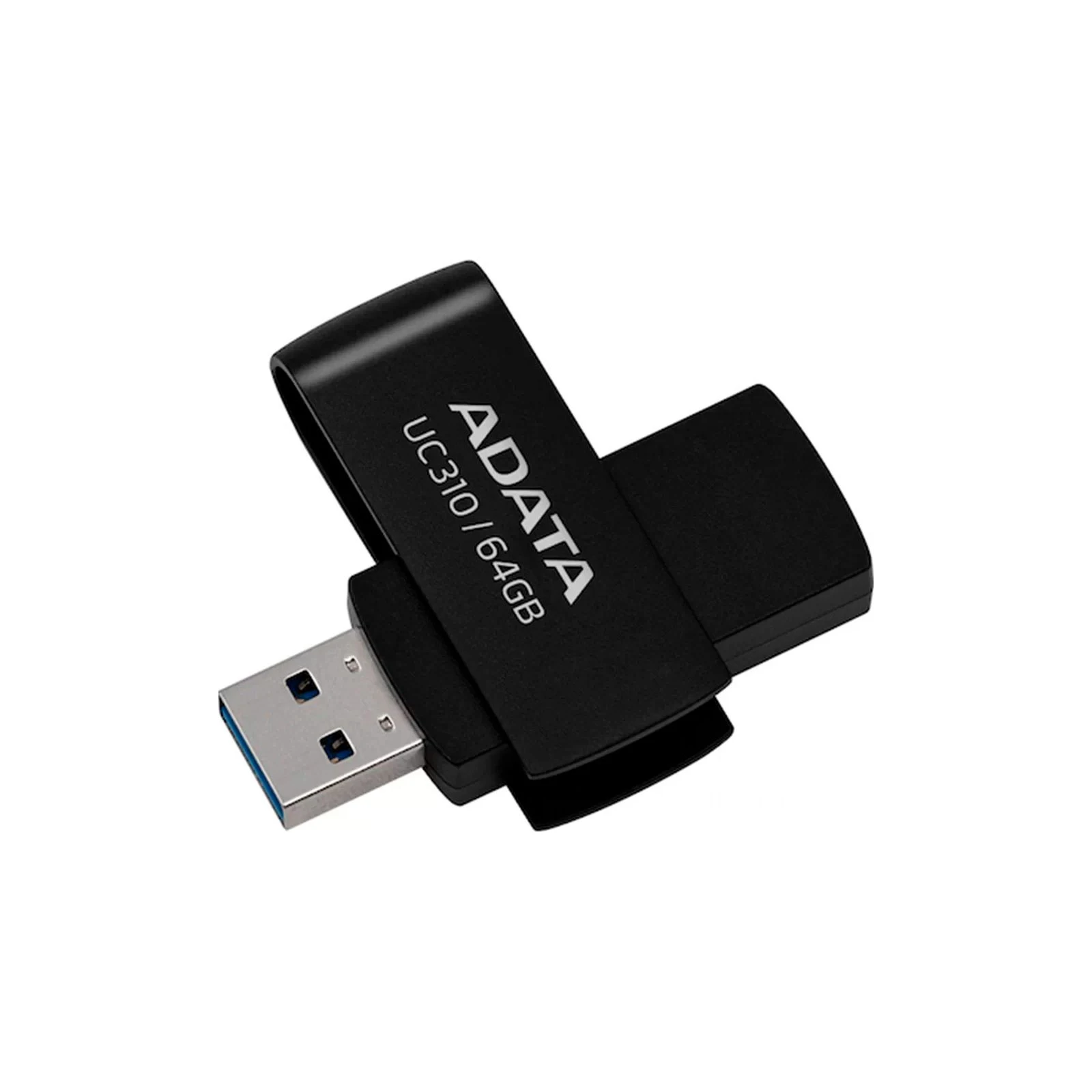 Флеш пам `ять ADATA 64GB UC310 Black USB 3.0 (UC310-64G-RBK) (UA)