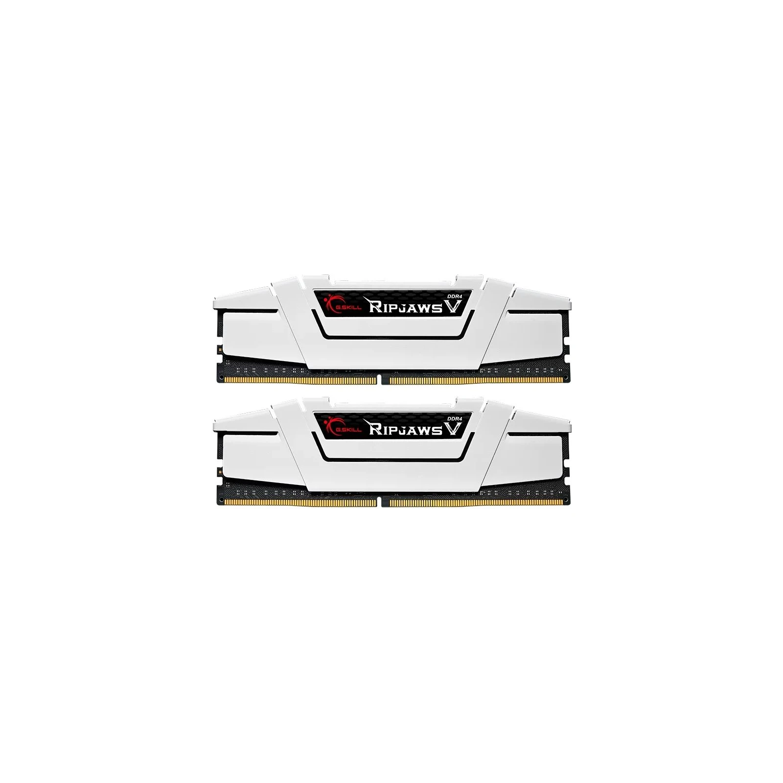 Оперативная память DDR4 32GB (2x16G) 3600 MHz RipjawsV White G.Skill (F4-3600C18D-32GVW) (UA)