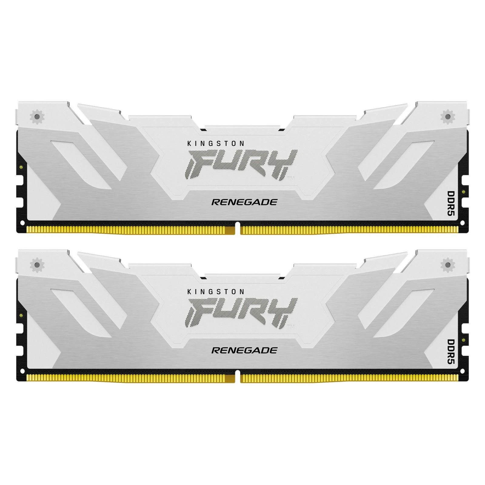 Оперативна пам'ять DDR5 32GB (2x16GB) 7600 MHz Renegade White XMP Kingston Fury (ex. HyperX) (KF576C38RWK2-32) (UA)