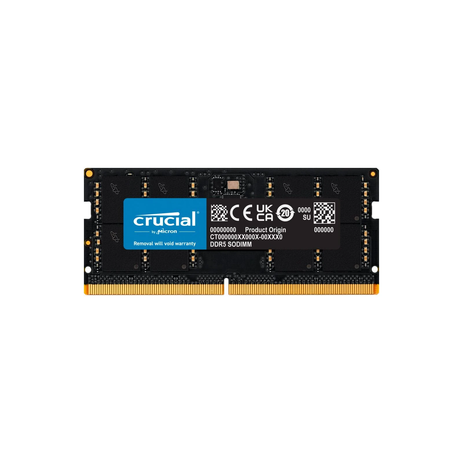 Оперативная память SoDIMM DDR5 48GB 5600 MHz Micron (CT48G56C46S5) (UA)