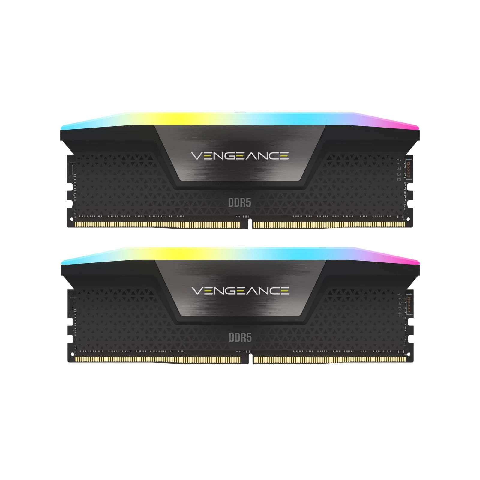Оперативная память DDR5 32GB (2x16GB) 6000 MHz Vengeance RGB Black Corsair (CMH32GX5M2E6000Z36) (UA)
