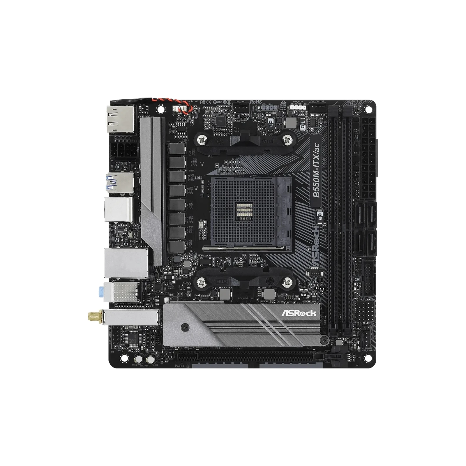 Материнська плата ASRock B550M-ITX/ac (UA)